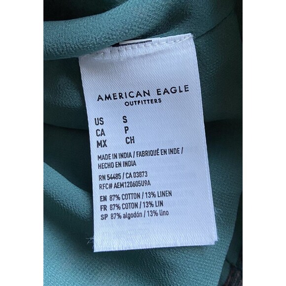 American Eagle Womens High-Waisted Plaid Mini Skirt Size S Linen Academia Preppy - Picture 4 of 12